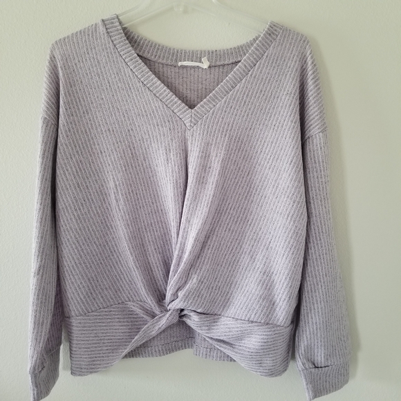 Lush Sweaters - Nordstrom Lush V-Neck Twist Pullover Sweater